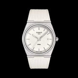 Tissot PRX 40 White Dial White Rubber Strap Watch For Men - T137.410.17.011.00