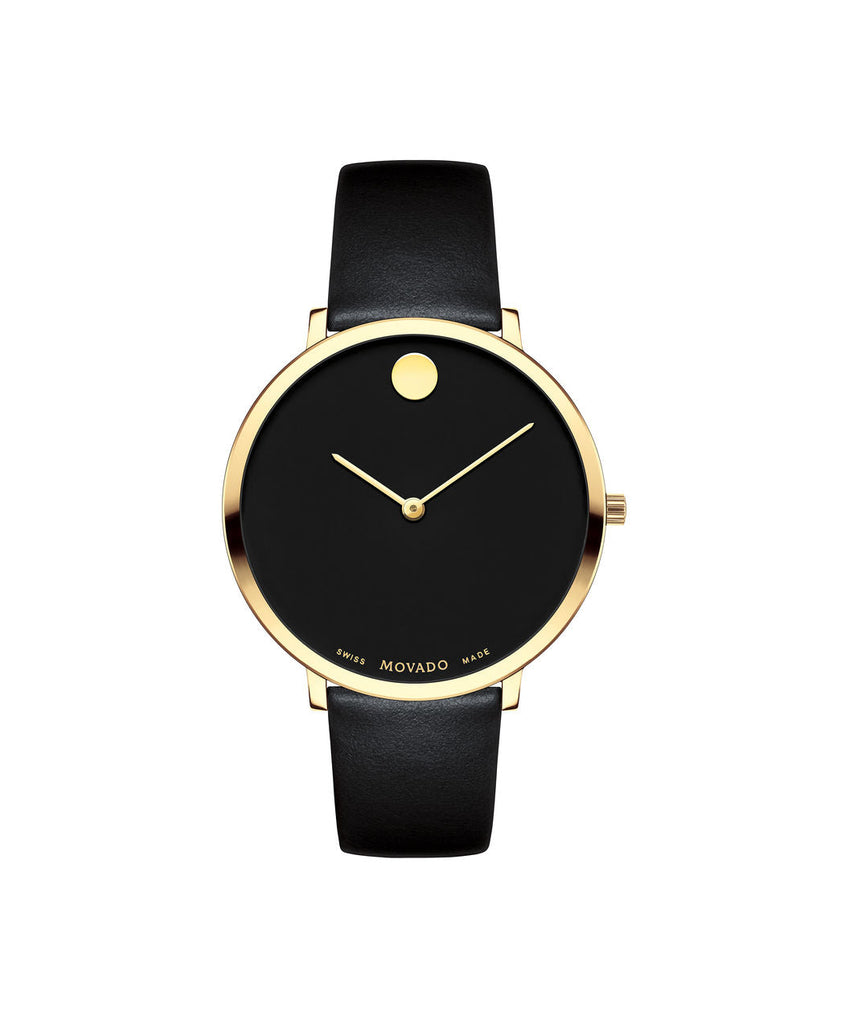 Movado 70th Anniversary Special Edition Black Dial 35mm Watch For Women - 0607137