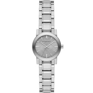 Burberry The City Diamonds Silver Dial Silver Steel Strap Watch for Women - BU9229