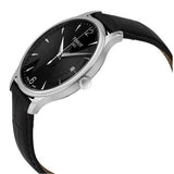 Tissot T Classic Tradition Black Dial Black Leather Strap Watch For Men - T063.610.16.057.00