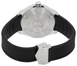 Tag Heuer Aquaracer Calibre 5 Automatic Black Dial Black Rubber Strap Watch for Men - WAY201A.FT6142