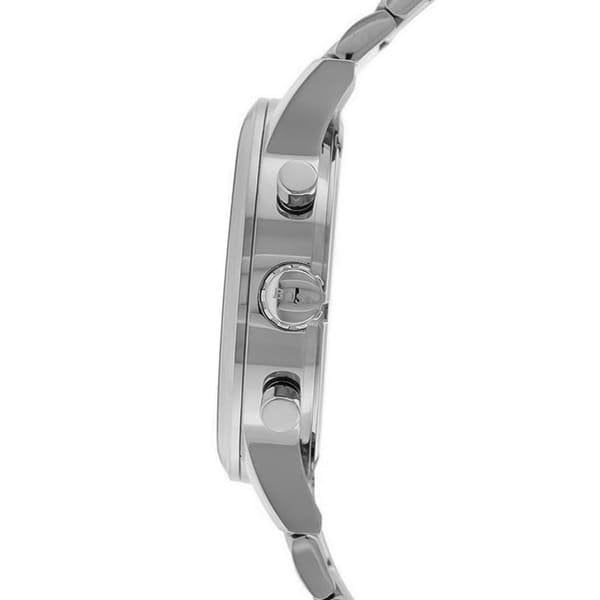 Hugo Boss Aeroliner Chronograph White Dial Silver Steel Strap Watch For Men - 1512445