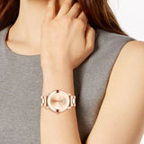 Movado Bold Rose Gold Dial Rose Gold Steel Strap Watch for Women - 3600086