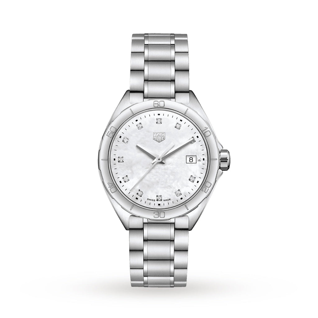 Tag Heuer Formula 1 Diamonds Mother of Pearl White Dial Watch for Women - WBJ1319.BA0666