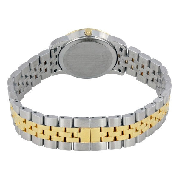 Movado Museum Classic Diamonds Mother of Pearl Dial Two Tone Steel Strap Watch For Women - 0606613