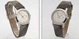 Burberry The City Silver Dial Multicolored Leather Strap Watch for Women - BU1873