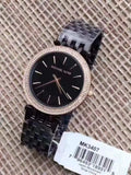 Michael Kors Darci Black Dial Black Steel Strap Watch for Women - MK3407