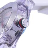 Gucci Sync Quartz White Dial White Rubber Strap Unisex Watch - YA137302