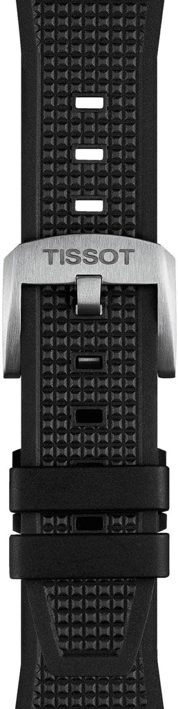 Tissot PRX Black Dial Black Rubber Strap Watch For Men - T137.410.17.051.00