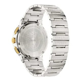 Versace Greca Quartz Blue Dial Silver Steel Strap Watch For Men - VEZ900221