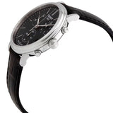 Tissot Carson Premium Chronograph Black Dial Black Leather Strap Watch For Men - T122.417.16.051.00