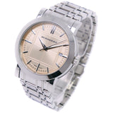 Burberry Heritage Collection Rose Gold Dial Silver Steel Strap Watch for Men - BU1352