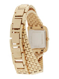Michael Kors Emery Pave Double Wrap White Dial Gold Steel Strap Watch for Women - MK4833
