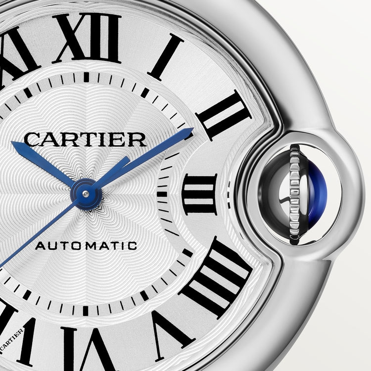 Cartier Ballon Bleu De Cartier Silver Dial Silver Steel Strap Watch for Women - WSBB0044
