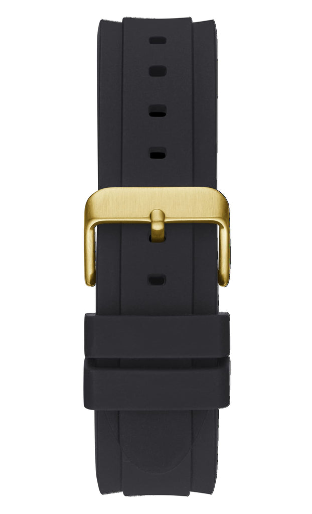 Guess Sport Multifunctional Black Dial Black Rubber Strap Watch for Men - GW0332G2