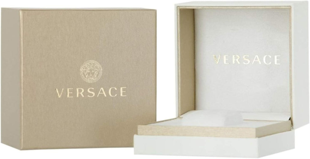 Versace Hellenyium Green Dial Two Tone Steel Strap Watch for Women - VEVH00620