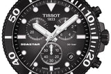 Tissot Seastar 1000 Chronograph Black Dial Black Rubber Strap Watch For Men - T120.417.37.051.02