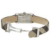 Burberry The Pioneer Grey Dial Leather Strap Watch for Women - BU9504