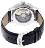 Tissot Carson Powermatic 80 White Dial Black Leather Strap Watch For Men - T085.407.16.013.00