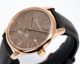 Burberry The Classic Brown Dial Brown Leather Strap Watch for Men - BU10012
