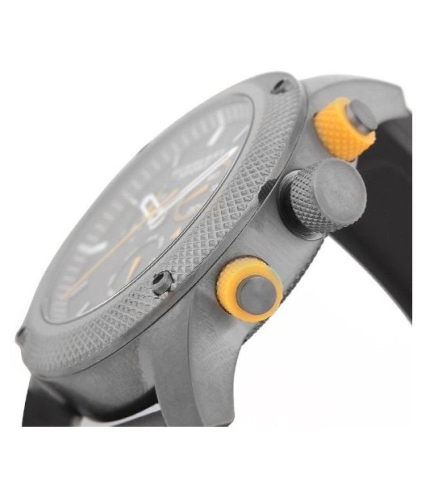 Burberry Sport Endurance Chronograph Grey Dial Grey Rubber Strap Watch for Men - BU7713