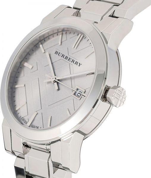 Burberry The City Silver Dial Silver Steel Strap Watch for Women - BU9143