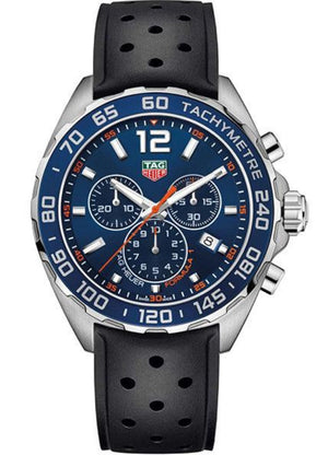Tag Heuer Formula 1 Blue Dial Black Rubber Strap Watch for Men - CAZ1014.FT8024
