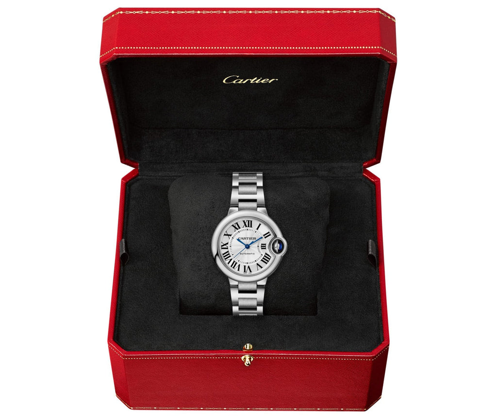 Cartier Ballon Bleu De Cartier Silver Dial Silver Steel Strap Watch for Women - WSBB0044