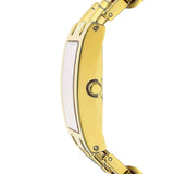 Guess Mod G Gold Dial Gold Steel Strap Watch for Women - GW0294L2