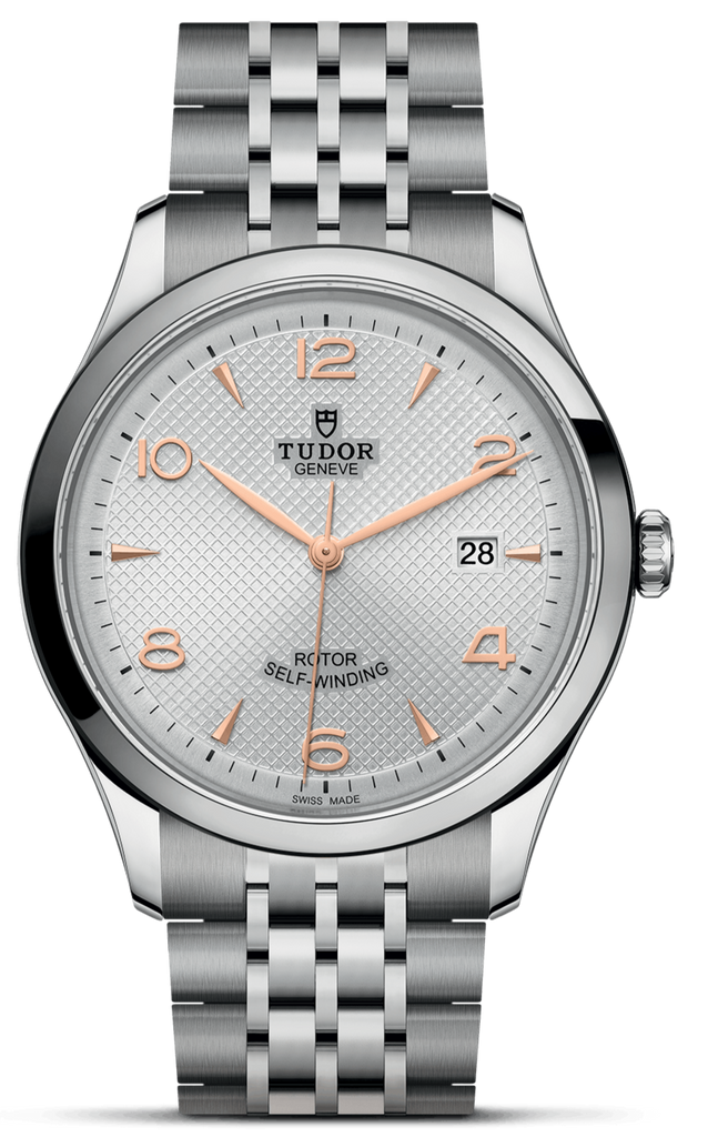 Tudor 1926 Automatic Silver Dial Silver Steel Strap Watch for Men - M91650-0001