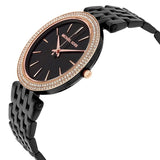 Michael Kors Darci Black Dial Black Steel Strap Watch for Women - MK3407