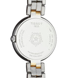 Tissot Flamingo Mother of Pearl White Dial Two Tone Steel Strap Watch For Women - T094.210.22.111.01