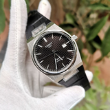 Tissot PRX Powermatic 80 Black Dial Black Leather Strap Watch for Men - T137.407.16.051.00