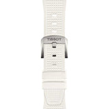 Tissot PRX 40 White Dial White Rubber Strap Watch For Men - T137.410.17.011.00