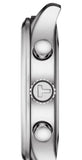 Tissot T Sport Chrono XL Classic Silver Dial Brown Leather Strap Watch For Men - T116.617.16.037.00