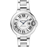 Cartier Ballon Bleu De Cartier Silver Dial Silver Steel Strap Watch for Women - WSBB0044