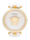 Versace Palazzo Empire White Dial White Leather Strap Watch for Women - VCO040017