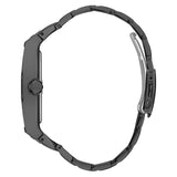 Guess Phoenix Multifunction Crystals Silver Dial Black Steel Strap Watch For Men - GW0094G3