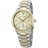 Burberry The Classic Gold Dial Two Tone Steel Strap Watch for Men - BU10011