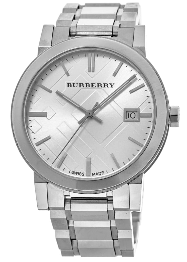 Burberry The City Silver Dial Silver Steel Strap Watch for Women - BU9000