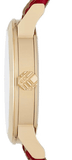 Burberry The City Champagne Dial Leather Strap Watch for Women - BU9139