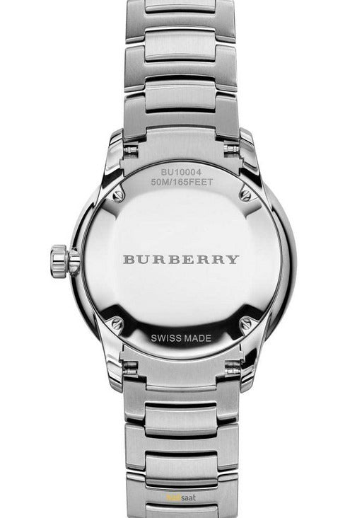 Burberry The Classic Silver Dial Silver Steel Strap Watch for Men - BU10004
