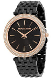 Michael Kors Darci Black Dial Black Steel Strap Watch for Women - MK3407