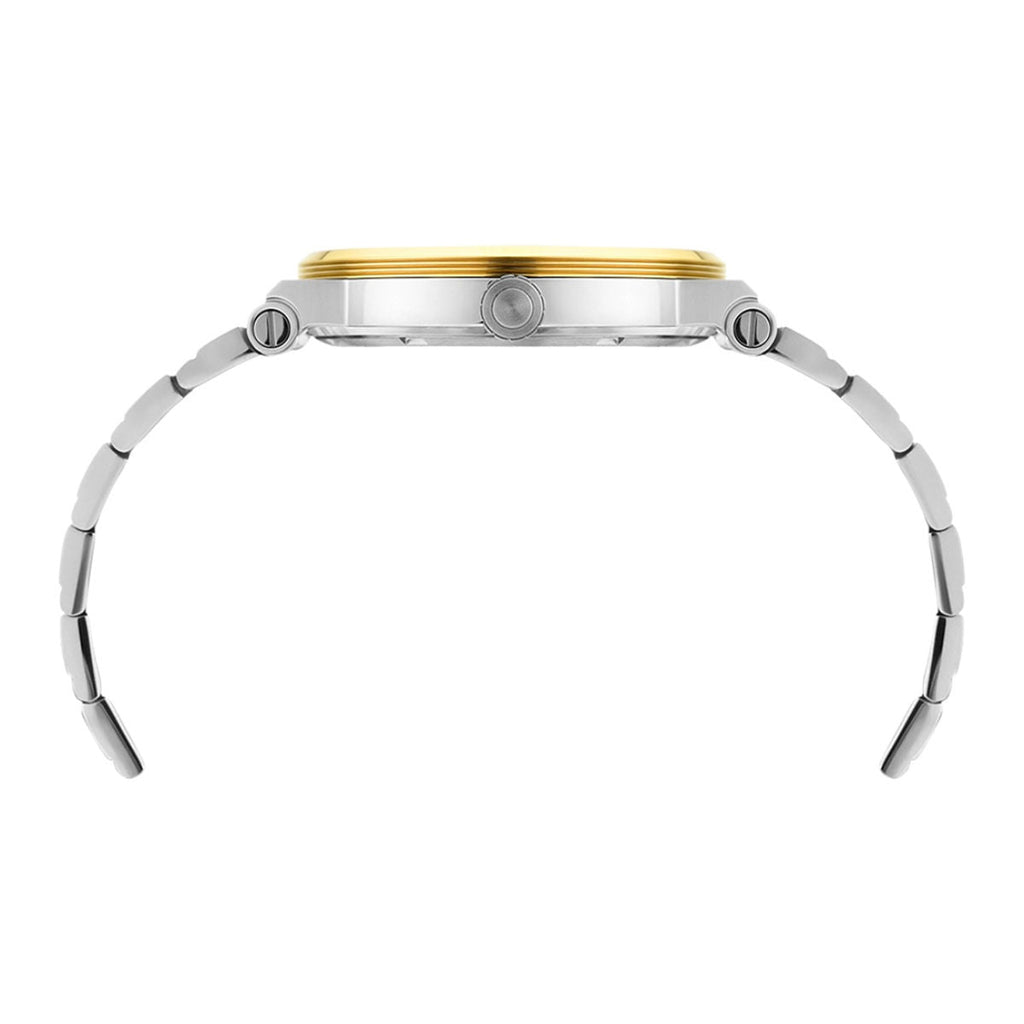 Versace Hellenyium Green Dial Two Tone Steel Strap Watch for Women - VEVH00620