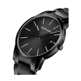 Calvin Klein City Quartz Black Dial Black Steel Strap Watch for Men - K2G2G4B1