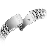 Citizen Tsuyosa Automatic Camouflage Green Dial Silver Steel Strap Watch For Men - NJ0159-86X