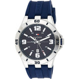 Tommy Hilfiger Drew Black Dial Black Rubber Strap Watch for Men - 1791062