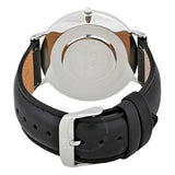 Daniel Wellington Classic Sheffield White Dial Black Leather Strap Watch For Men - DW00100020