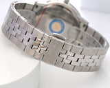 Movado Museum Classic Diamonds Black Dial Silver Steel Strap Watch for Men - 0607201