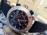 Burberry Endurance Sport Chronograph Black Dial Black Rubber Strap Watch for Men - BU7700